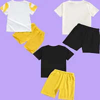 Stylish Printed Kids Boys Girls Clothing Sets Pack Of 3-thumb1