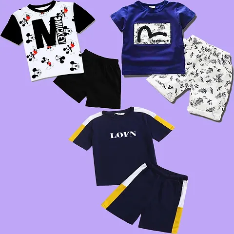 Stylish Kids Boys Girls Clothing Sets Pack Of 3