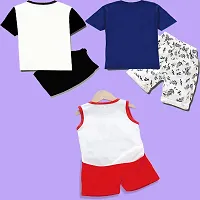 Stylish Printed Kids Boys Clothing Sets Pack Of 3-thumb1