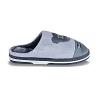 Irsoe Comfortable Indoor/Outdoor Soft Bottom Fur Slippers |Women Mens Flipflop |Ladies Slippers |Boys Slippers flip Flop- Grey-thumb1