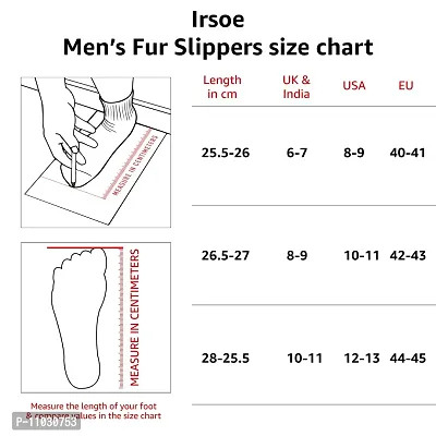 Irsoe Comfortable Indoor/Outdoor Soft Bottom Fur Slippers |Women Mens Flipflop |Ladies Slippers |Boys Slippers flip Flop- Navy-thumb3