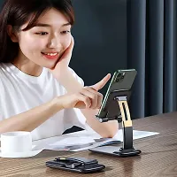 Phone Holder For Table, Foldable Universal Mobile Stand For Desk-thumb3