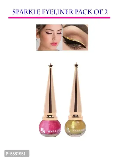 Define Your Eyes & Improve Your Impression Sparkle Eyeliner Long Lasting Waterproof  Pack Of 2-thumb0