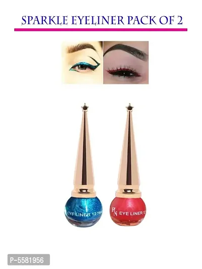 Define Your Eyes & Improve Your Impression Sparkle Eyeliner Long Lasting Waterproof  Pack Of 2-thumb0