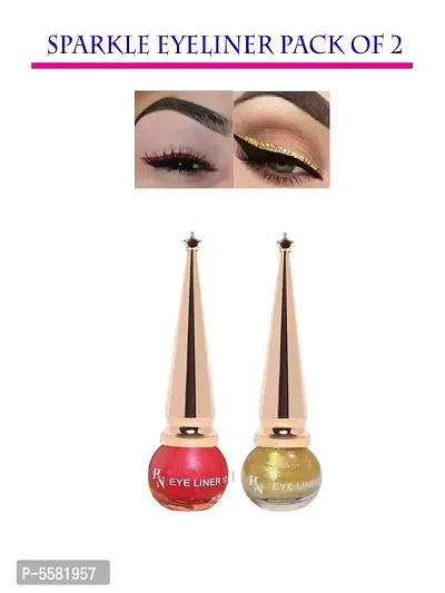 Define Your Eyes & Improve Your Impression Sparkle Eyeliner Long Lasting Waterproof  Pack Of 2-thumb0