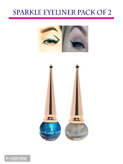 Define Your Eyes & Improve Your Impression Sparkle Eyeliner Long Lasting Waterproof  Pack Of 2-thumb0