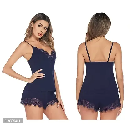 Womens New Trendy Stylish Hot amp; Sexy Baby Doll Dresses Nightwear/Night suit/Night Dresses Free Size (28 to 36 Inch)-thumb0
