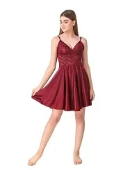 Fancy Satin Babydolls For Women-thumb1