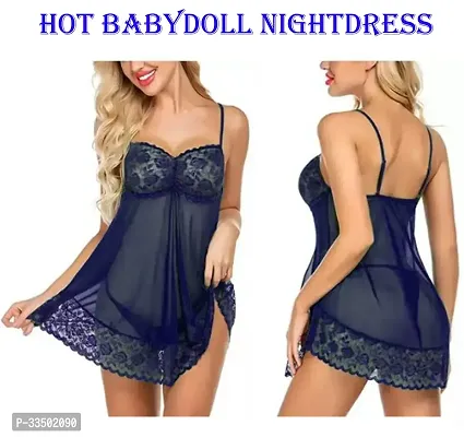 Stylish Fancy Baby Doll Night Dress for Women-thumb3