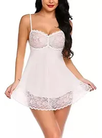 Stylish Net Babydoll Dress Combo for Women-thumb3