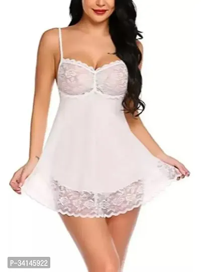 Stylish Net Babydoll Dress Combo for Women-thumb4