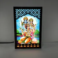 REGALOCASILA Lord Ram God Hanuman Table Lamp Idol Set for Pooja Home Decor Table Decorative Item Religious Good Luck Gift Anniversary Birthday Gifts Office Decoration Sculpture Showpiece Lamp-thumb2