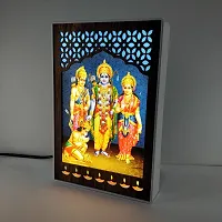 REGALOCASILA Lord Ram Family Table Lamp Idol Set for Pooja Home Decor Table Decorative Item Religious Good Luck Gift Anniversary Birthday Gifts Office Decoration Sculpture Showpiece Lamp-thumb3