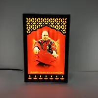 REGALOCASILA Guru Ji Photo Frames for Pooja Room with Lights | Home Decor | Temple Decoration | Religious Frame | Good Luck Gift | Anniversary Birthday Gifts | Office Decorative Item | Showpiece Lamp-thumb2