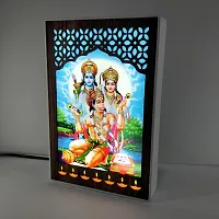 REGALOCASILA Lord Ram God Hanuman Table Lamp Idol Set for Pooja Home Decor Table Decorative Item Religious Good Luck Gift Anniversary Birthday Gifts Office Decoration Sculpture Showpiece Lamp-thumb3