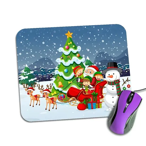 REGALOCASILA Christmas Day Gifts Gaming Mouse Pad for Computer PC Laptop Desktop Xmas Gift Office Decoration Table D?cor