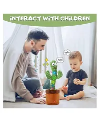 Dancing Cactus Talking Toy, Cactus Plush Rechargeable Toy, Wriggle  Singing Recording Repeat What You Say Funny Educati-thumb2