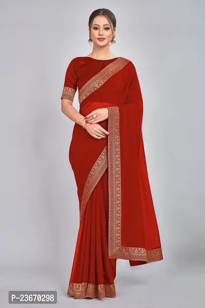 Fancy Georgette Saree with Blouse Piece for Women