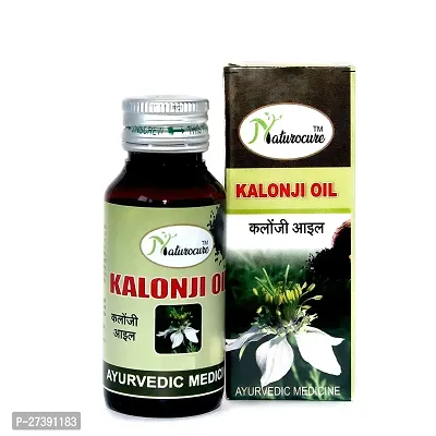 Naturocure Natural Ayurvedic Kalonji Oil (Black Seed) Oil Cold-Pressed For Skin Toning, Hair Growth And Joints Massage 50 Ml