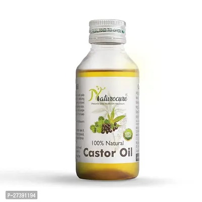 Naturocure Castor Oil - 200Ml 100% Natural Cold Pressed Oil Promotes Hair Growth, Hydrates Skin And Reduces Wrinkles No Mineral Oil And Silicones