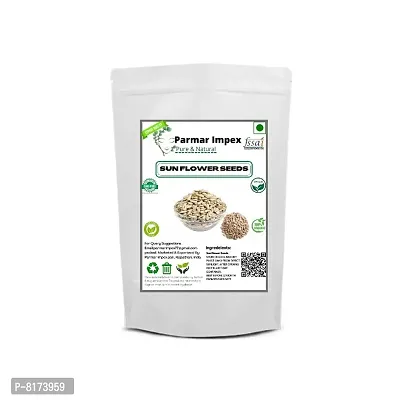 Parmar impex Sunflower Seeds 100g - Raw Sunflower Seeds for Eating | Healthy Snacks | High in Fibre  Protein-thumb0