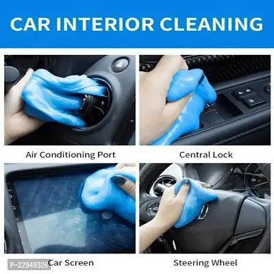 BizNap Magic Gel for Car Interior Cleaning, Keyboard Cleaning, (Sticky Jelly) (Dust Remover) - Reusable (Color Can Be Different)-thumb4