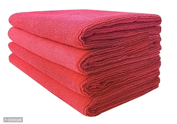 BizNap Microfiber Cleaning Cloths 340 GSM Towel Set 40x60 Cms (Color Will Be Different) (Highly Absorbent) - Set of 2 Towels