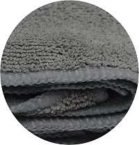 Best Quality Microfiber Cleaning Cloths For Car and Bike 3 In 1 Combo (2 Large Microfibre Cloth and 1 Big Size Microfiber Mitt Glove - Color Can Be Different)-thumb1