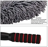 BizNap Microfiber Car Cleaning Duster with Car A/c Vents Cleaning Brush Combo Pack (Color can be Different)-thumb4