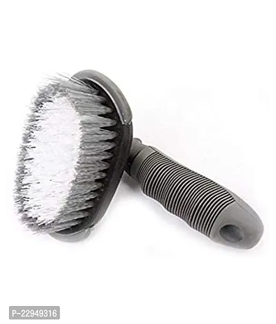 BizNap Alloy Tyre Cleaning Brush, Cycle Cleaner, Brush for Cleaning Car Wheel, Brush for Motorcycle Tire Cleaning, Brush Cleaning