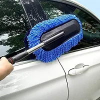 BizNap Microfiber Car Washing Mop Brush for Quality Cleaning | Multipurpose Microfiber Dry Cleaning Mop Brush Duster for Car And Bike | (Color Can Be Different)-thumb3