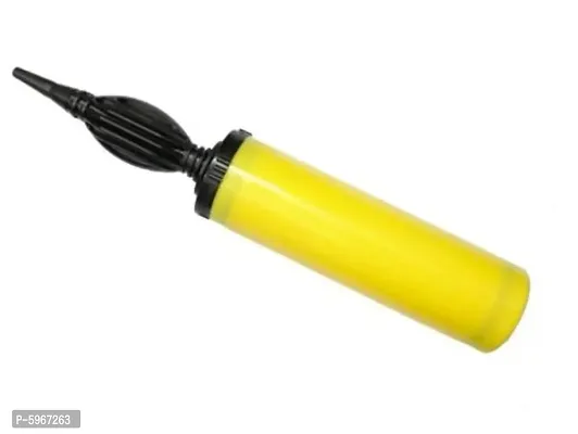 Yellow Handy Air Balloon Pumps for Foil Balloons and Inflatable Toys Party Accessory (Pack of 1(Made in India)