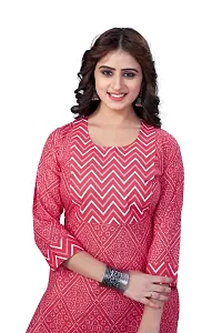 Women's Cotton Blend Straight Printed Kurta Bottom Set-thumb1