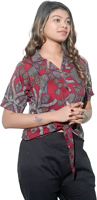 Trendy Casual Printed Top For Women-thumb3