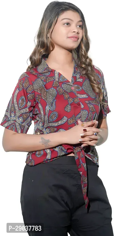 Trendy Casual Printed Top For Women-thumb4