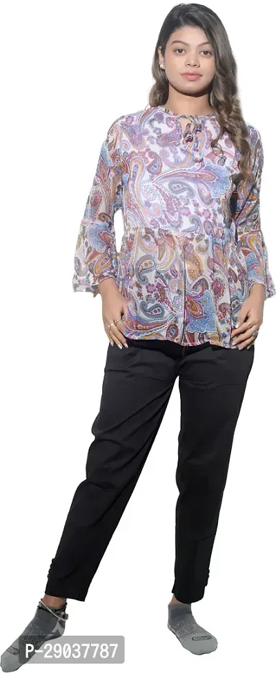 Trendy Casual Printed Top For Women