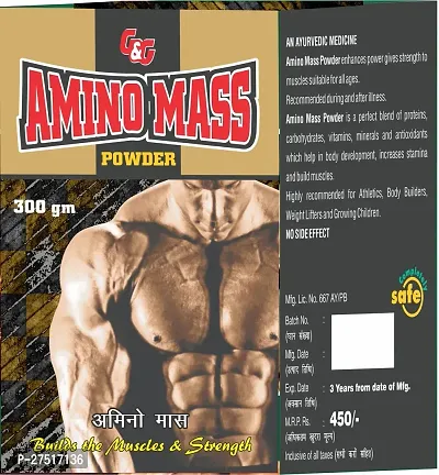 GG Amino Mass Powder 300 Gm, Pack Of 1-thumb0