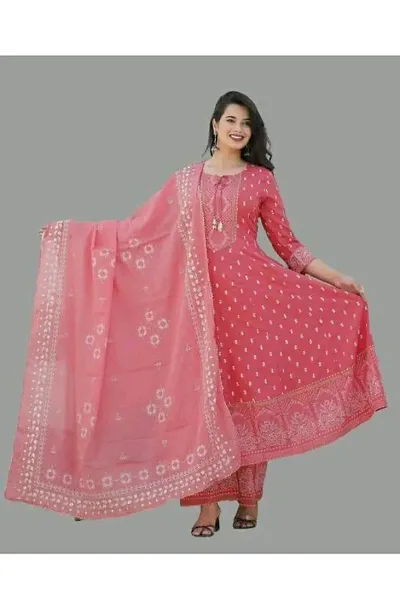 Hot Selling !! Kurta Bottom and Dupatta Set