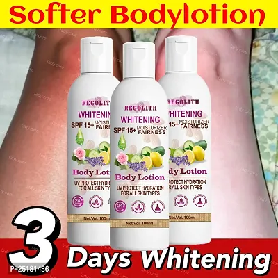 Regolith Whitening Body Lotion On SPF15+ Skin Lighten  Brightening Body Lotion Cream Pack Of 5