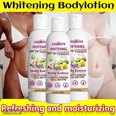 Regolith Whitening Body Lotion On SPF15+ Skin Lighten  Brightening Body Lotion Cream Pack Of 11