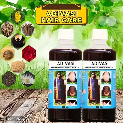 Natural Hair Care Oil, Pack of 2, 250 ml Each-thumb0