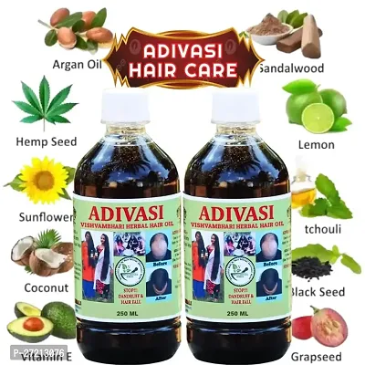 Natural Hair Care Oil, Pack of 2, 250 ml Each