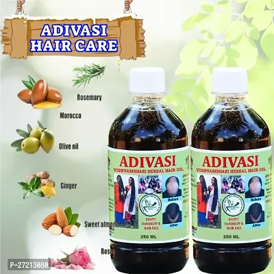 Natural Hair Care Oil, Pack of 2, 250 ml Each