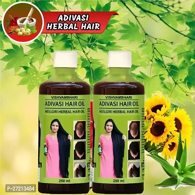 Natural Hair Care Oil, Pack of 2, 250 ml Each