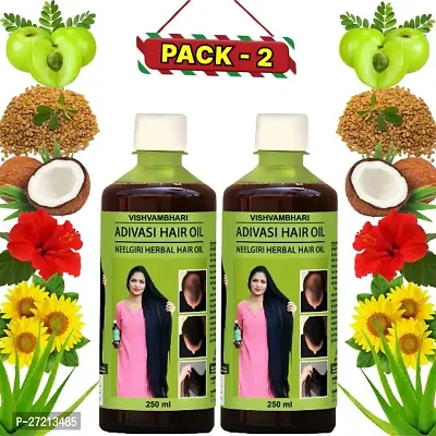 Natural Hair Care Oil, Pack of 2, 250 ml Each-thumb0