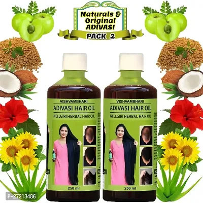 Natural Hair Care Oil, Pack of 2, 250 ml Each