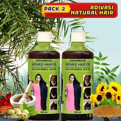 Natural Hair Care Oil, Pack of 2, 250 ml Each