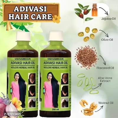 Natural Hair Care Oil, Pack of 2, 250 ml Each