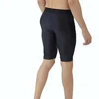 ZIXIN Compression Men's Skin Tight Shorts for Gym, Running, Cycling, Swimming, Basketball, Cricket, Yoga, Football, Tennis, Badminton  Many More Sports Black-thumb2