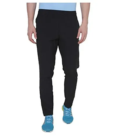 Men's Slim Fit Track Pant (AB-122_Grey_S)